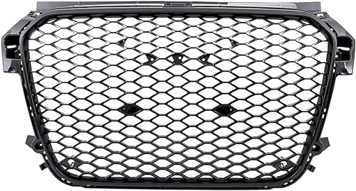MCHDMI Auto Kühlergrill Für Audi A5 S5 2008-2012, Frontstoßstange Haube Kühlergrill Grill, Autoteile Performance Grill
