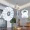 JUNWEN LED Streifen Batterie,2M Weiß Batteriebetrieben,LED Streifen Batteriebetrieben,Batterie LED Strip120 Licht SMD 2835,für Küchenspiegel,Kleiderschrank,Schrank, Decke