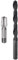 QUARKZMAN Gewindebohrer und Bohrer-Set, 1/4-18 NPT Gewindebohrer & 7/16 Schwarzoxid Spiralbohrer, Gerade Nut Gewindebohrer Gewindeschneidwerkzeug Reparaturset