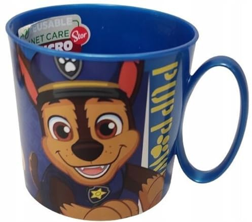 ALMACENESADAN, 5074 Tasse passe au micro-ondes, capacité 265 ml, produit réutilisable ; Patrouille bleue