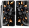 Handyhülle für Samsung Galaxy A70 Hülle, mit Standfunktion Kartenfächern Leder Stoßfeste Schutzhülle Klapphülle Kompatibel Samsung Galaxy A70