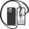 Nupcknn Coque pour iPhone 16 Pro avec Cordon, Liquide Silicone Coque Collier Réglable Téléphone Étui Portable Lanyard Case Protection Complète Cover de iPhone 16 Pro