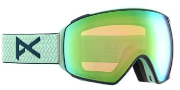 Anon M4 Schutzbrille (Toric) + Bonus-Objektiv + MFI-Gesichtsmaske, Rahmen: Powder Mint, Linse: variabel wahrnehmen grün