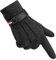 Kiiwah Handschuhe Herren Winter, Wildleder Dick Warmer Plüsch Touchscreen Handschuh mit Fleece Futter, Winddicht Thermo Anti-Rutsch Winterhandschuhe für Outdoor Indoor(Schwarz)