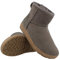 HAFLINGER Lammfell Leder Boots Aino Outdoor Stiefel unisex Grau (Anthrazit 4), Gr 40