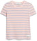 ARMEDANGELS Damen RIPP-T-Shirt aus Bio-Baumwoll Mix KARDAA Stripes Slim Fit Rosalilly-Misty Morning