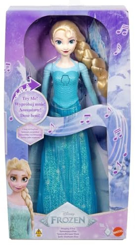 Mattel Disney Frozen Singing Elsa Doll with the Song 'Let It Go' in 4 Languages Singing Disney Frozen Singing Elsa Doll JDX52