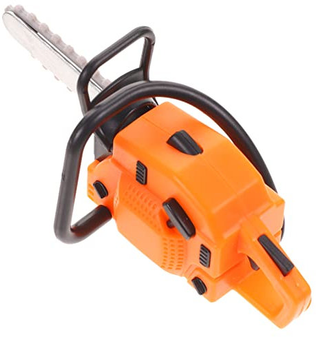 TOYANDONA Miniature Chainsaw Decor Adorable Garden Landscape Prop for Dollhouses and Miniature Houses Realistic Design Weather-resistant Material for Boys and Girls Play and Outdoor