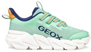 Geox JUNIOR Boy J FLEXYPER Fast Boy Sneakers Mint/LT ORANGE 30_EU