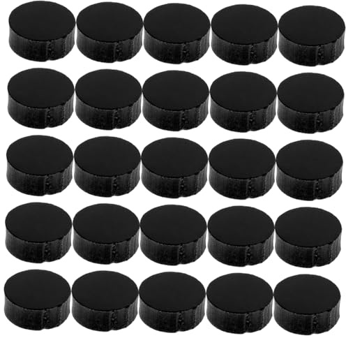 HONITANO 100 Stück Acryl Gitarreneinlage Ersatz Punkte für Ukulele und Mandoline Griffbrett Positionsmarkierung Schwarz
