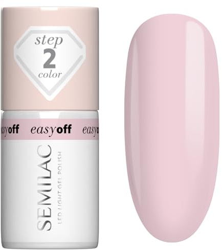 Semilac EASY OFF Nagellack LED LIGHT L11 Pink Marshmallow 7 ml