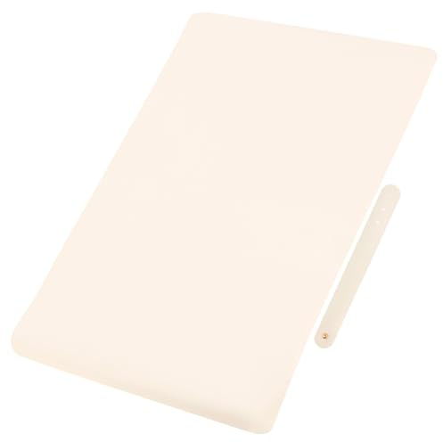 Zerodeko Alfombrilla Ratón Grande Doble Cara de PU Blanca Tapete Escritorio Antideslizante Protector para Hogar y Oficina Superficie Suave y Cómoda para Teclado y Ordenador