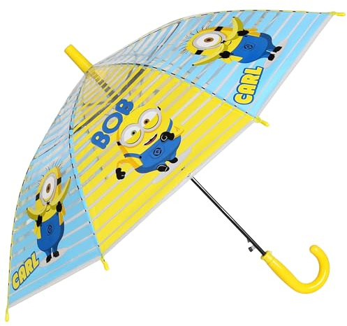 sarcia.eu Children's umbrella, foldable transparent (Sonic, Harry Potter, Minnie Mouse, Minions, Bluey) automatic umbrella
