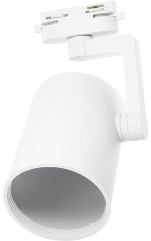 E27 LED Par30 Strahlerhalterung aus Eisen, Weiß für Innenbeleuchtung | Dimmbar, für Par30 LED Leuchtmittel, Einzelleuchte mit Energiesparender Ausführung