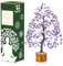 Amethyst Crystal Tree of Life - Handmade Gemstone Tree, Chakra Tree of Life, Healing Crystal Tree, Feng Shui Tree Decor, Crystal Decorations, Money Tree Bonsai, Artificial Tree, Spiritual Wisdom Gift
