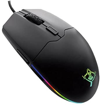 YEYIAN Ratón Gaming Claymore Serie 2001, USB 2.0, Optical, RGB, 12000 dpi, Plug and Play, 6 Buttons, 20 millornes de Click, 1.5 Metros de Cable, Negro (mo2001)