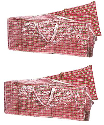 Fachhandel Plus 2er Set Tragetaschen Sitzkissen Hochlehner Abdeckung PE 125 cm