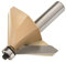 Utoolmart Fasenfräsen-Bit, 1,27 cm Schaft, 3,5 cm Durchmesser, 45 Grad abgeschrägte Kanten, 1 Stück