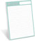 WHINAT To Do List/Notizblock & Memo MES NOTES – Notizbuch mit 60 Seiten für Einkaufsliste, Wochenmenü, Einkaufsliste, zum Notieren und Organisieren all Ihrer täglichen Ideen, Grün