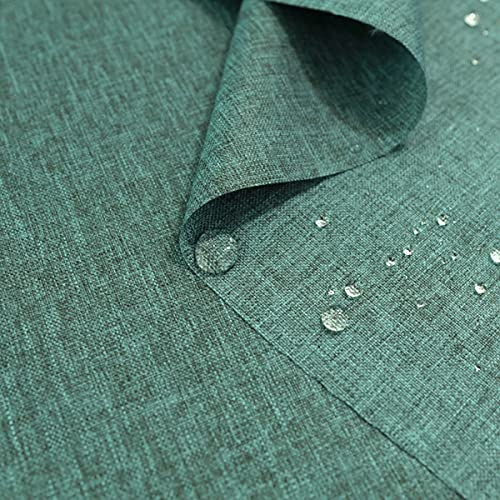 TOLKO Sonnenschutz Nylon Planen-Stoff wetterfeste Meterware | 160 cm breit | Wasserabweisend beschichtet, Reißfest, Blickdicht | Universal Outdoorstoff zum Nähen (Grün Grau)