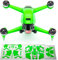 WRAPGRADE Skin Kompatibel mit DJI FPV (NEON Green)