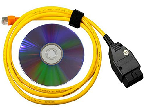Baceyong OBD2 Auto-ENET-Diagnose- und Codierkabel - B-M-VV-Schnittstellenkabel - Verwendung mit, ISTA, Dr.Gini auf allen B-M-VV- und Mini F-Serien-Fahrzeugen