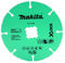 Makita E-11776 X-LOCK Trennscheibe universal 125 x 2,0 mm, 1 Stück, für bspw. Kunststoff, Gipskarton, Holz mit Nagelrückständen, passend für alle 125 mm X-LOCK Winkelschleifer