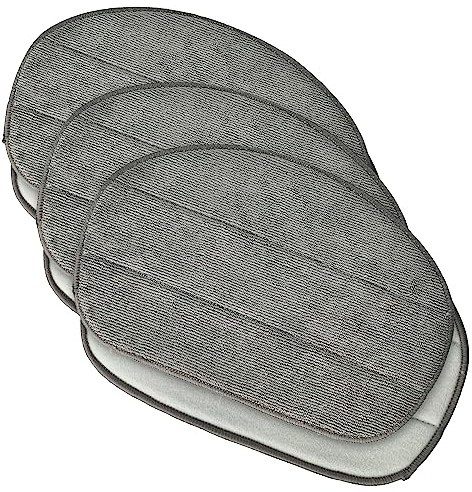 vhbw 6x Cleaning Pad Replacement for Leifheit 11911 for Hot Spray Steamer, Steam Mop - Microfibregrey