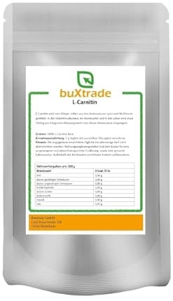 500 g L-Carnitin Base | Pulver | Aminosäure | Nutrition