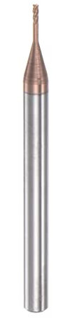 sourcing map Square Nose End Mill 4mm Shank 1mm x 6mm Titanium Coated Solid Carbide Long Reach Extended Neck 4 Flutes CNC Router Bit Milling Cutter for Stainless Steel Alloy Hardened Steel