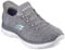 Skechers Women's Summits Hands-Free Slip-Ins – Memory Foam Insole, Heel Pillow, Vegan Materials Sneakers, Grau Mint, 10.5 Wide