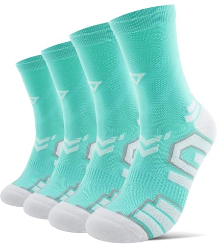 Home Holic 2 Paare Kompressionsstrümpfe Damen Herren Kompressionssocken Laufsocken Plantarfasziitis Socken Knöchel Fußgewölbe Unterstützung Sport Kompression Socken Atmungsaktiv Wandersocken