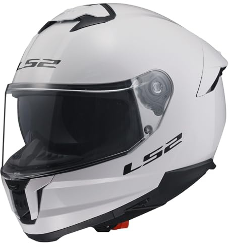 LS2, Integraler Motorradhelm Stream II SOLID Gloss White, XXL