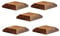 Timber Fence Post Cap | Fits 3x3 (75x75mm) Posts | Brown | Square Posts | Pack of 5