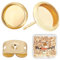 Beebeecraft 1 Box 50 Stück 10mm Ohrring Einfassungen Edelstahl Ohrringe Rohlinge 0,8mm Pin Gold Ohrring Lünette Und 50 Stück Ohrmuttern Für Die Herstellung