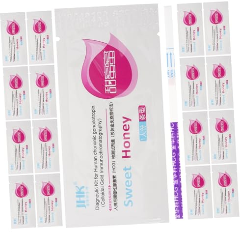 GLEAVI Schwangerschaftstestzubehör 20 Stück Hochpräzise Digitale Schwangerschaftstests Zur Früherkennung