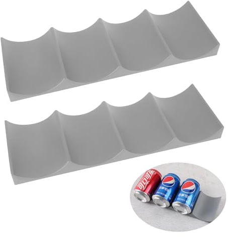 Botellero Frigorífico, 2 Unidades Frigorífico Botellas Frigorífico Botellero Estante Silicona Botellero Organizador de Bebidas Frigorífico para Mesa Pantry Gabinete Cerveza Soporte Bot