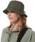Creekstone Regenhut Damen Wasserdicht, Herren Bucket Hat Eimerhut, Sonnenhut UV Schutz, UPF50 Outdoor Faltbar Wandern Fischerhut (DE/NL/SE/PL, Alphanumerisch, Einheitsgröße, Militär-Grün)