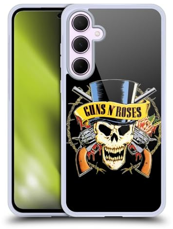 Head Case Designs Offizielle Guns N' Roses Hut Mit Schädel Kunst Gel Handyhülle Hülle [Militärischer Schutzgrad] Kompatibel mit Samsung Galaxy A35 5G