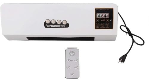 PRMTYUP Climatiseur sans Conduit, Climatiseur Mural avec TéLéCommande Et Minuterie, Climatiseurs Portables, Mini Split AC/SystèMe De Chauffage, pour Le Salon De La Chambre,Blanc,1pcs