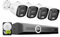 SANNCE 8CH POE CCTV Security System, 6MP NVR with 4x 3MP Outdoor IP Cameras, Motion Detection, Night Vision, 1TB HDD, Remote Access
