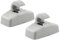 2 Piezas de Soporte para Parasol de Coche, Gancho Estable y Duradero Para Clip de Parasol, Compatible con Jetta Golf Passat 3B0857561B Gancho de Hebilla de Parasol (gris)
