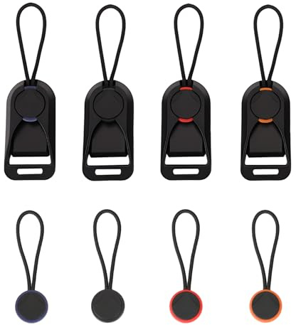 Bravien Kit de 4 Pièces Connecteurs de Sangle d'Appareil Photo Adaptateur avec Boucle à Dégagement Rapide pour Fixation Sécurisée de l'Appareil Photo