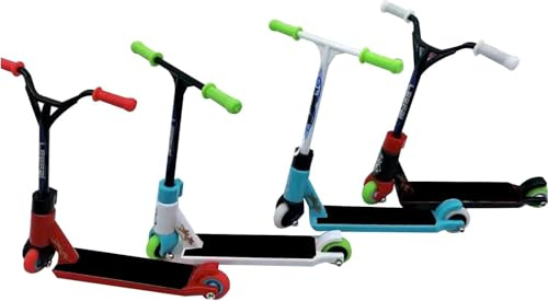 Ymhapp 4-teiliges Profi-Spielzeug-Set aus Metalllegierung für Keyboards, Hindernisse, Keyboards, Parks und Rennen, Skateboard aus Legierung + Kunststoff