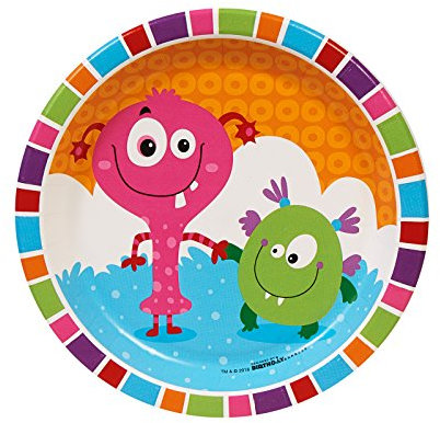 Aliens and Monsters Party Supplies - Dessert Plates (8)
