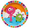 Aliens and Monsters Party Supplies - Dessert Plates (8)