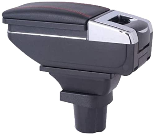 SZSS-CAR Kompatibel mit Leder-Autoteile Mittelkonsole Armlehne VW UP 2009~2011 2012 2013 2014 2015 2016 2017 Auto Armlehnen