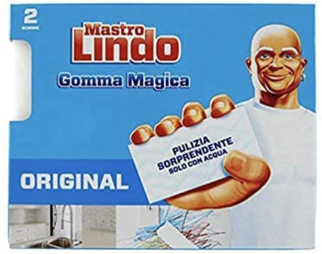 Mastro Lindo Meister Proper Radiergummi mit doppelter Schicht - 6 Packungen mit je 2 Radiergummis [12 Radiergummi ]