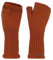 KNIT FACTORY - Cleo Handstulpen - Fingerlose Handschuhe - Gestrickte Handschuhe für Winter - Damen Handstulpen aus Wolle - Hochwertige Qualität - Terra