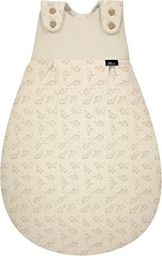 Alvi Baby Mäxchen Schlafsack Außensack Organic Bio Cotton Design Starfant (Größe 56/62)